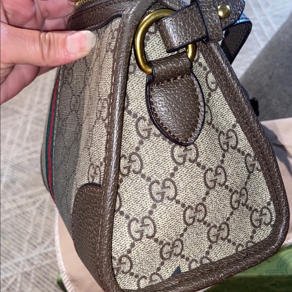 Gucci Beige and Brown GG Canvas Bag - Picture 5 of 7